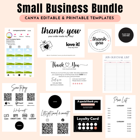 Small Business Bundle Package-Craft Show Signage