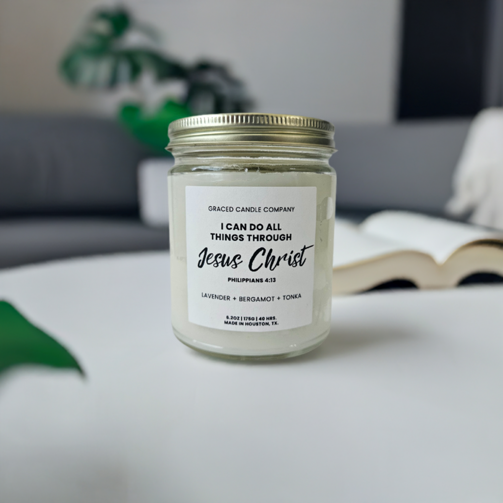 Philippians 4:13 Candle